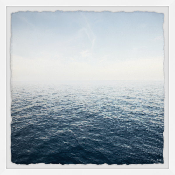 House of Hampton Rippling Ocean Picture Frame Photograph Print on